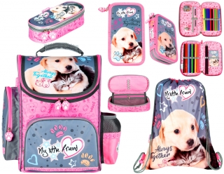 Aktovka, školská taška - Satchel peder PDW SACHET VACK DOG CAT 628481